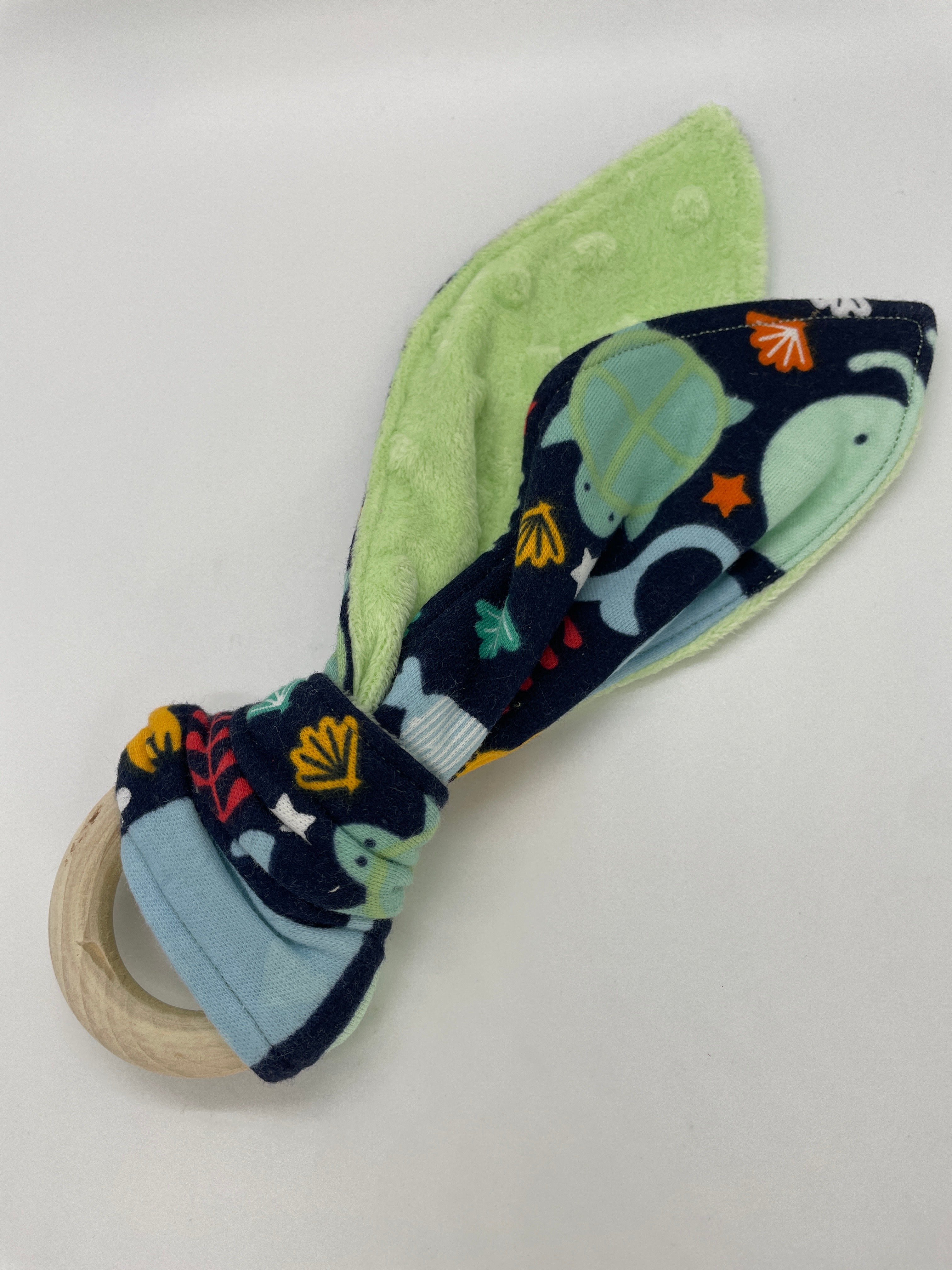 Wood Ring Baby Teether - various