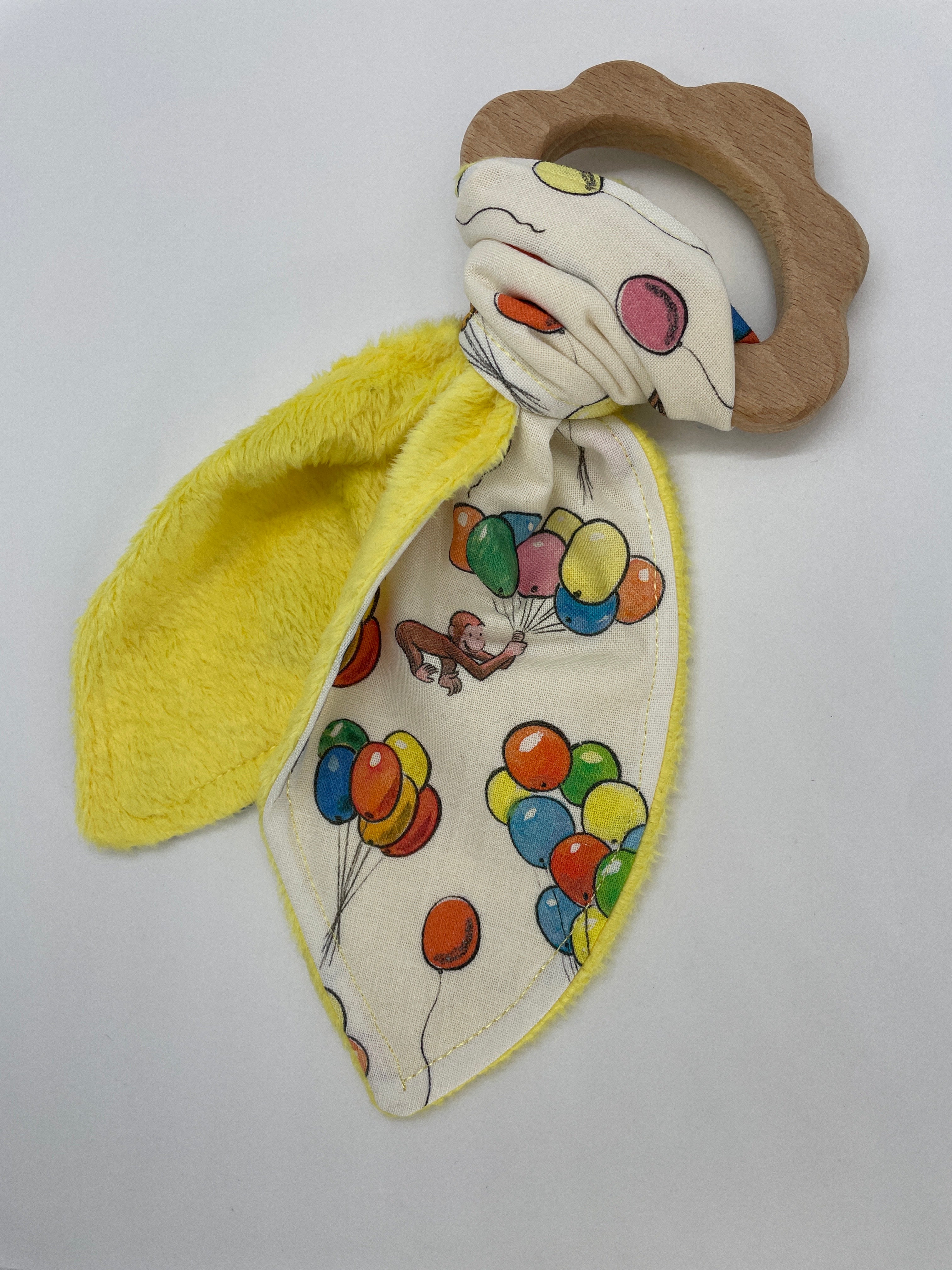 Wood Ring Baby Teether - various