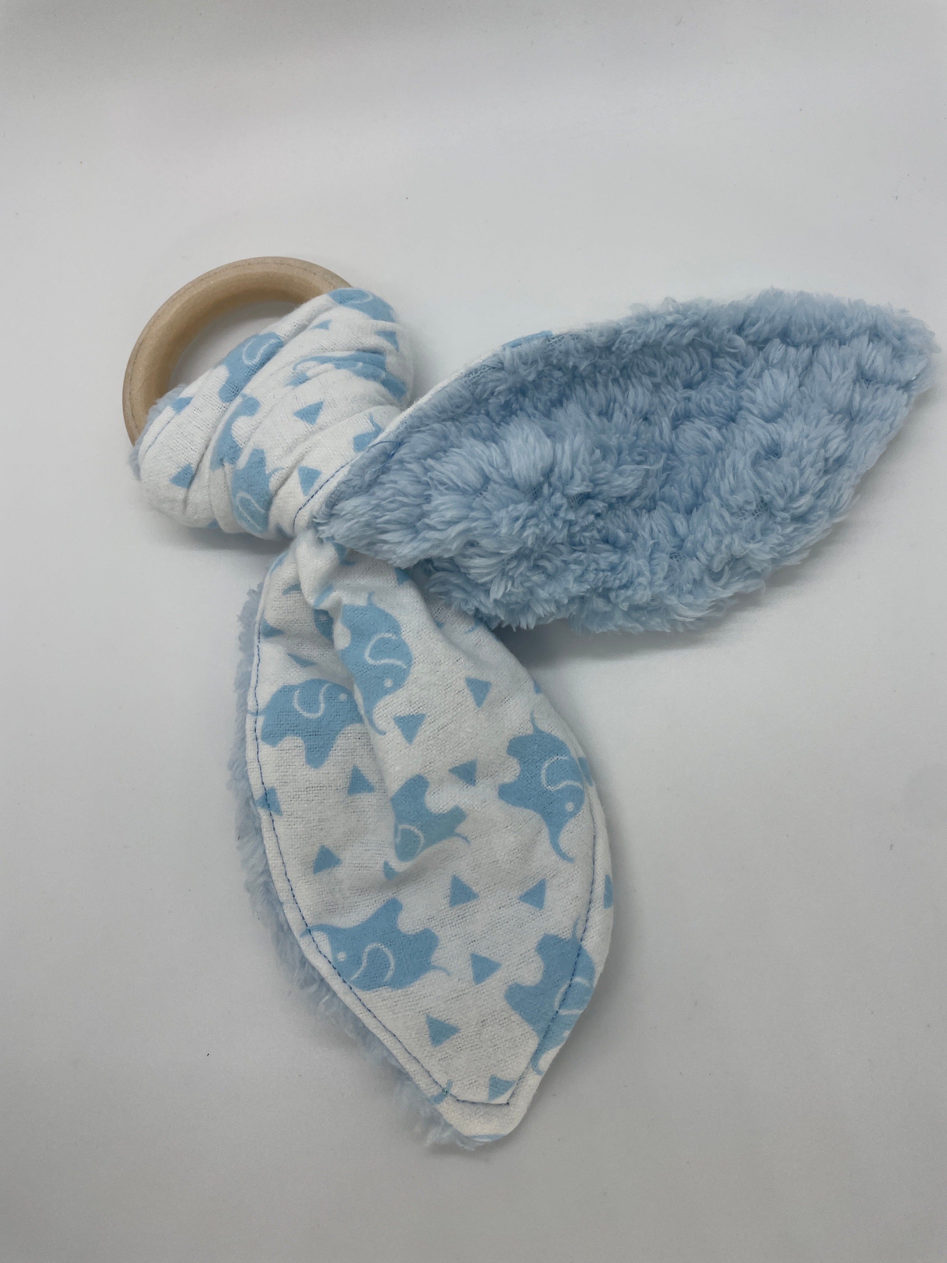 Wood Ring Baby Teether - Elephant