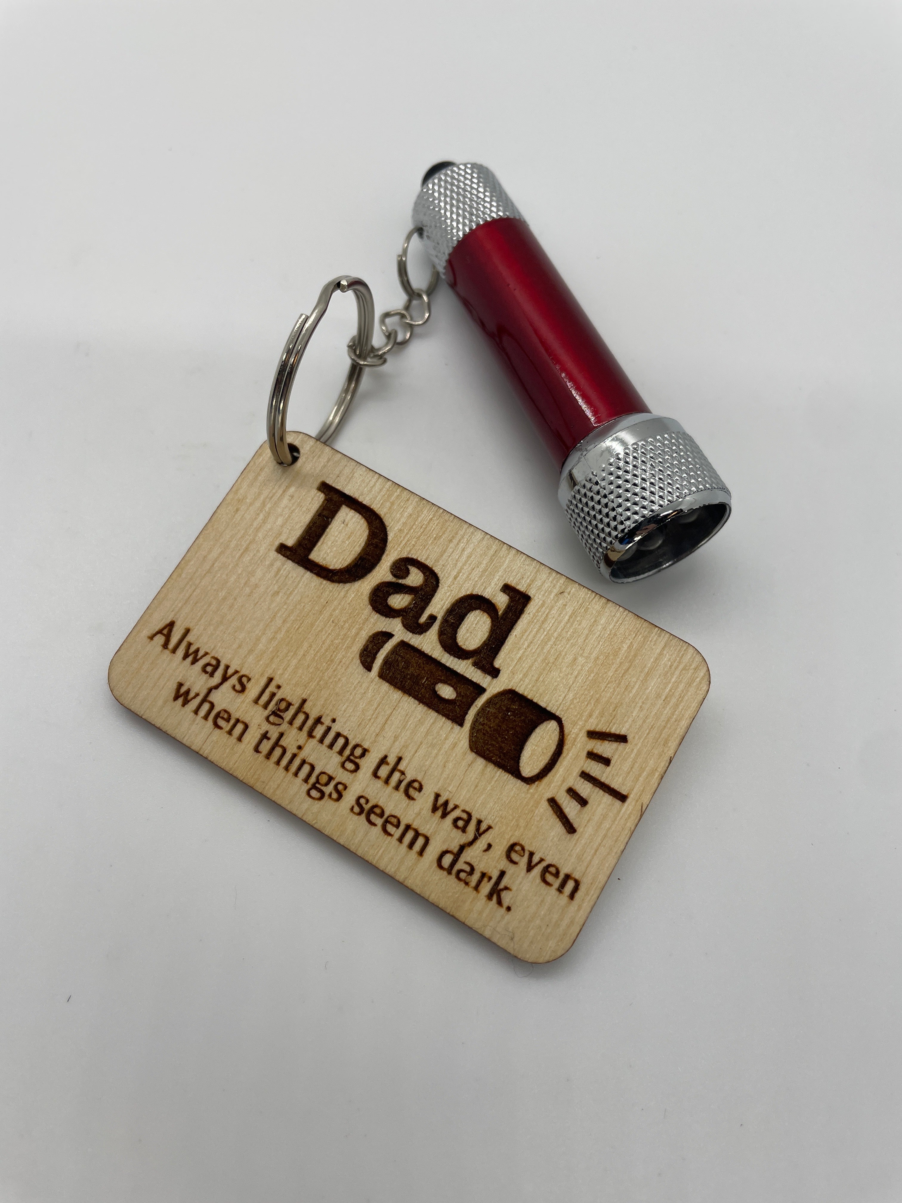 DAD "Lighting the Way" Keyring