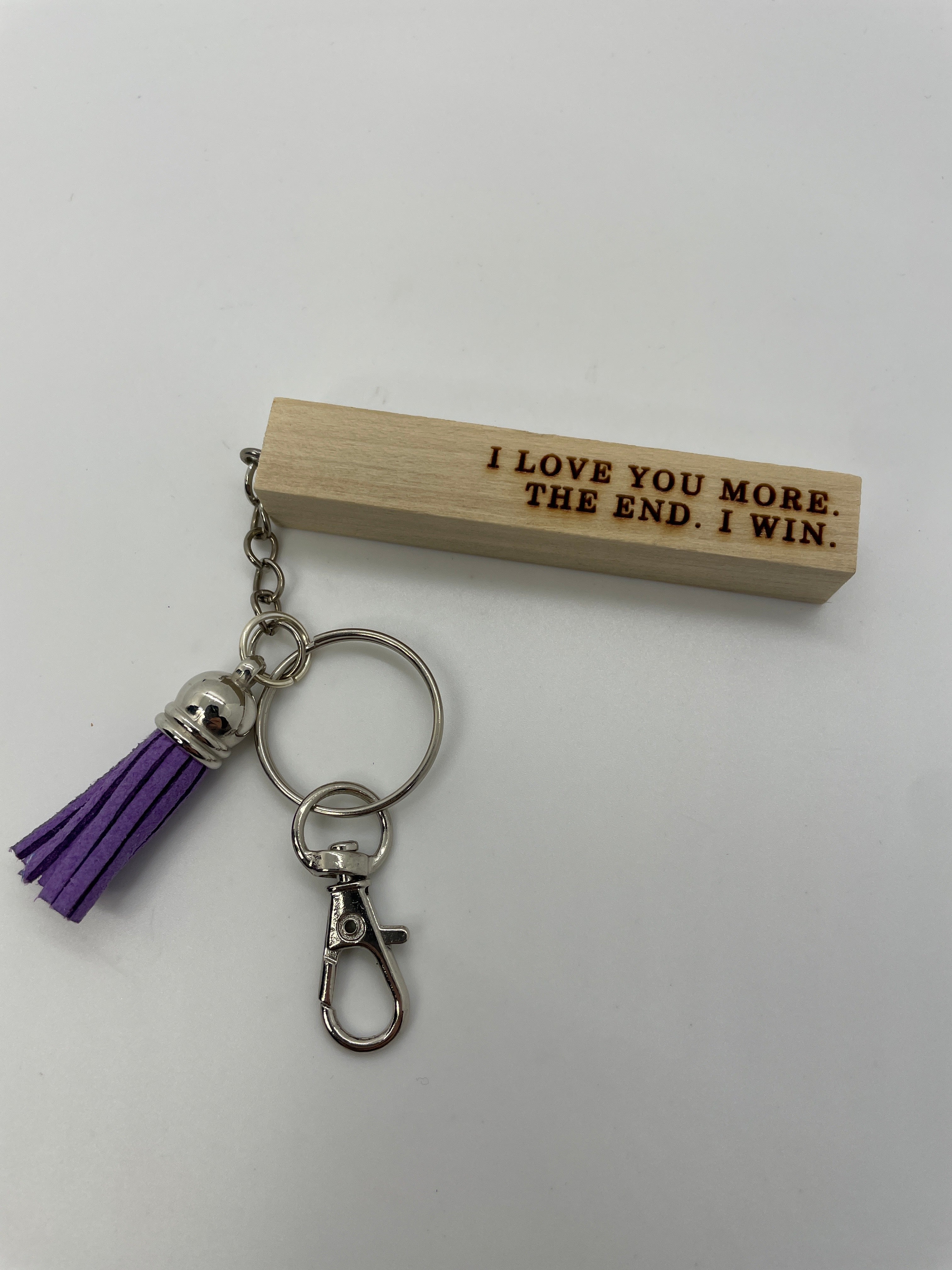 "I Love You More" Keyring