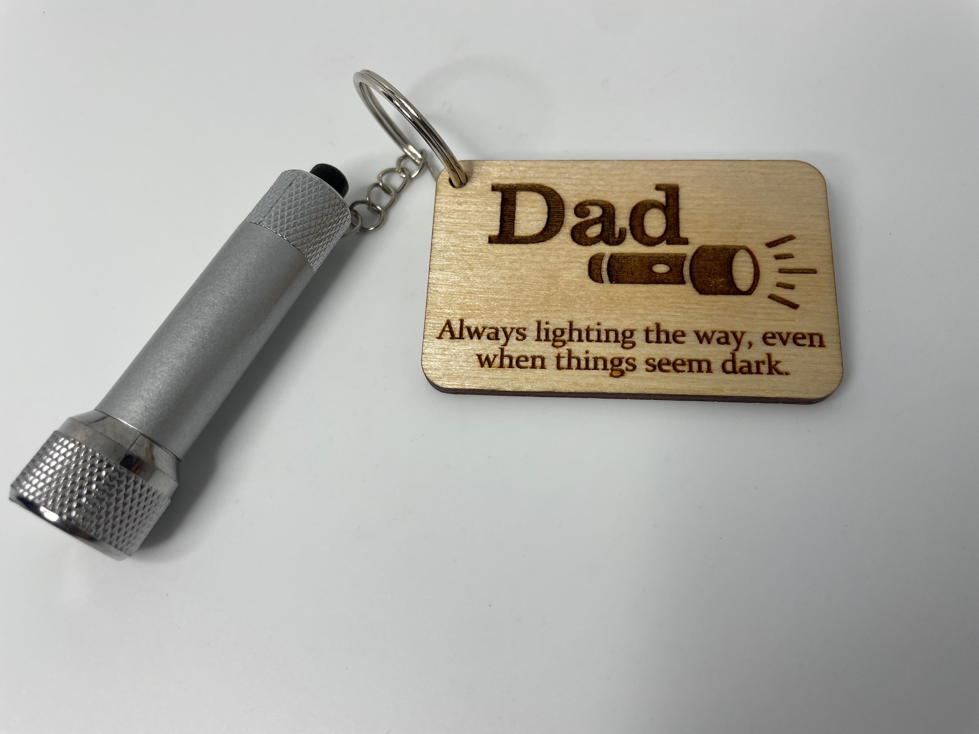 DAD "Lighting the Way" Keyring