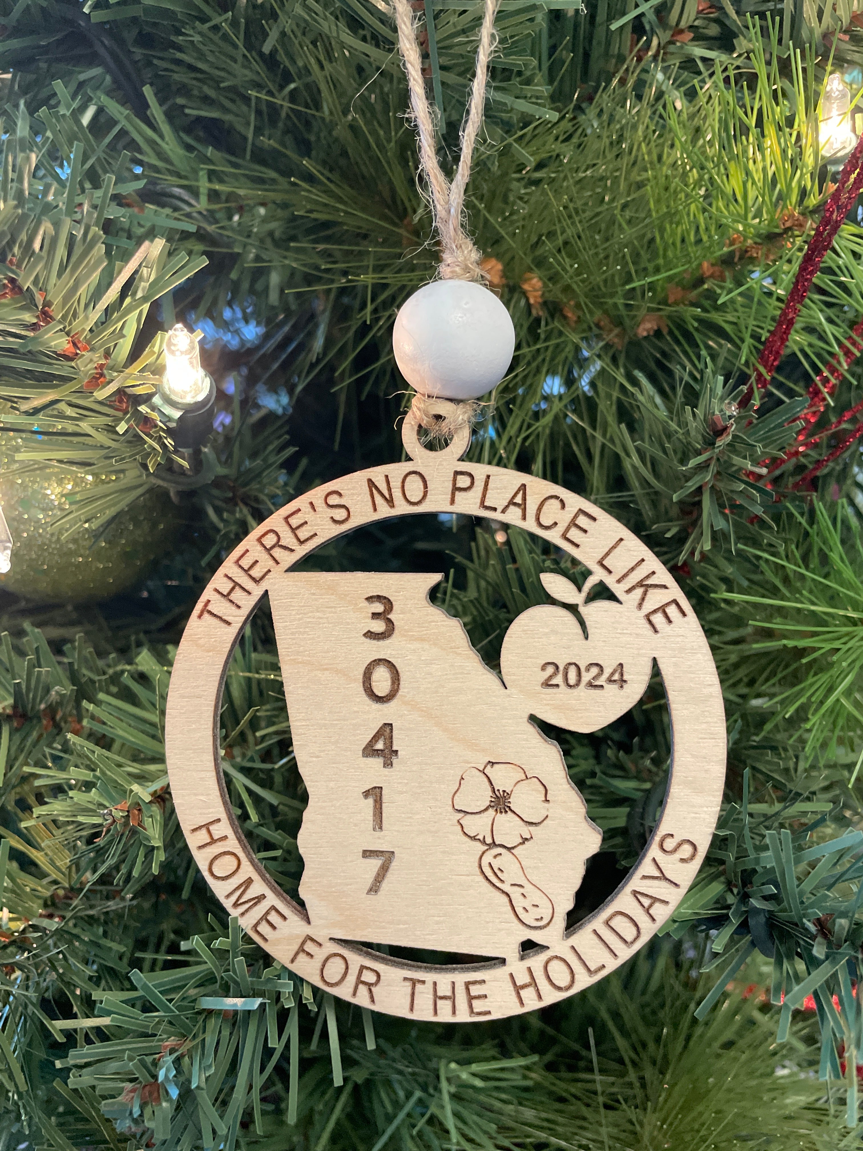 Customizable Zipcode Ornaments