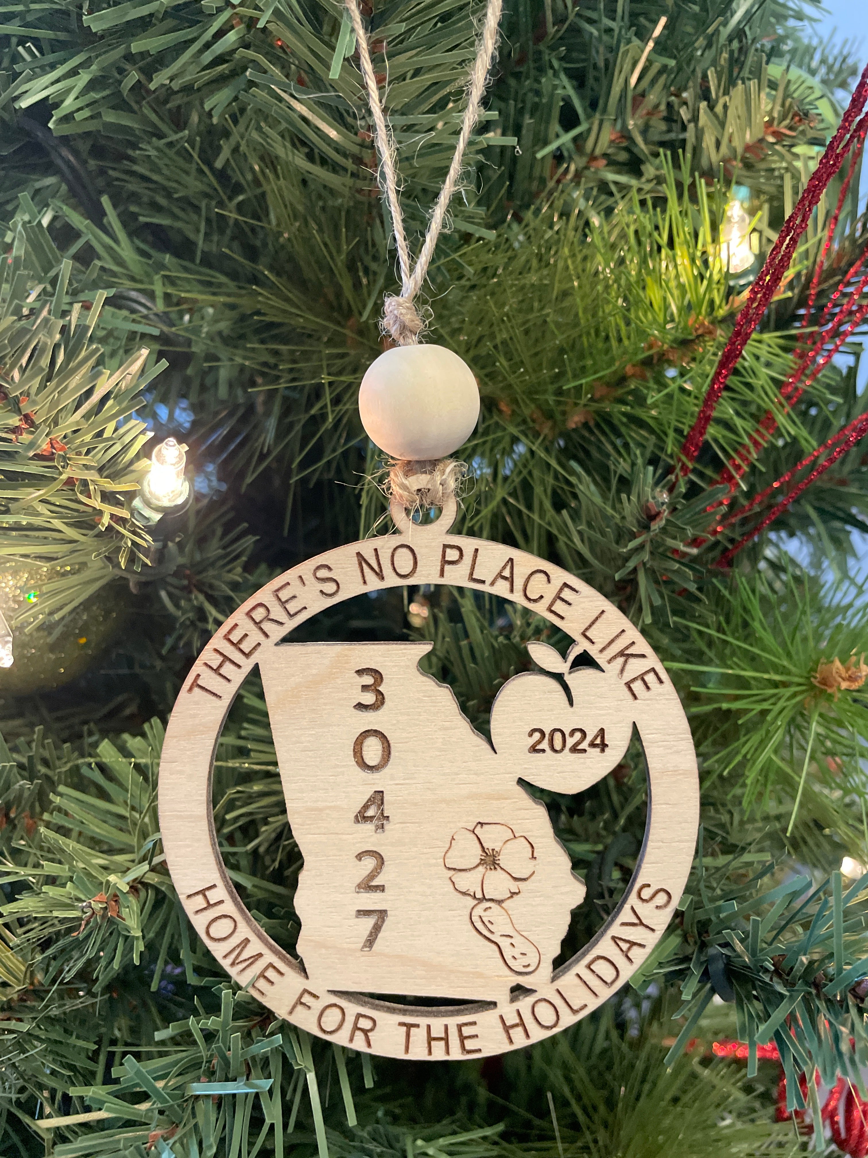 Customizable Zipcode Ornaments