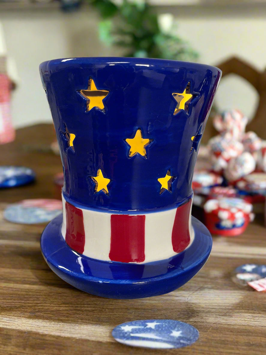 Ceramic Uncle Sam Hat
