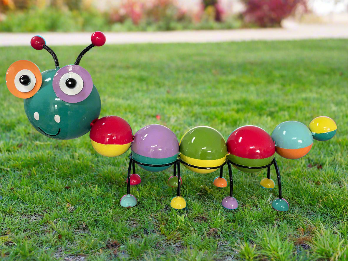 XL Caterpillar Garden Statue