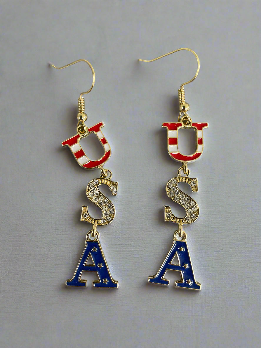 Patriotic Earrings
