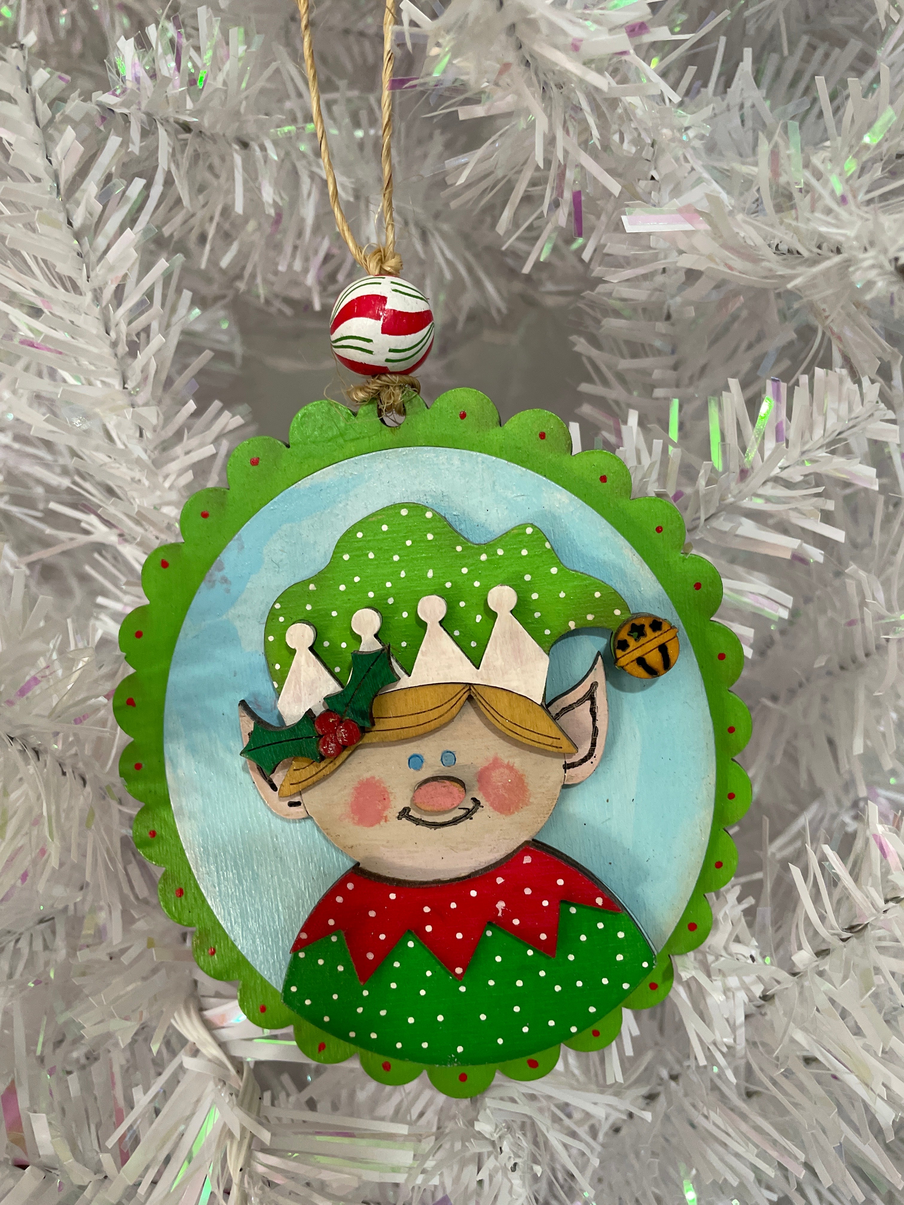 Layered Elf Ornament