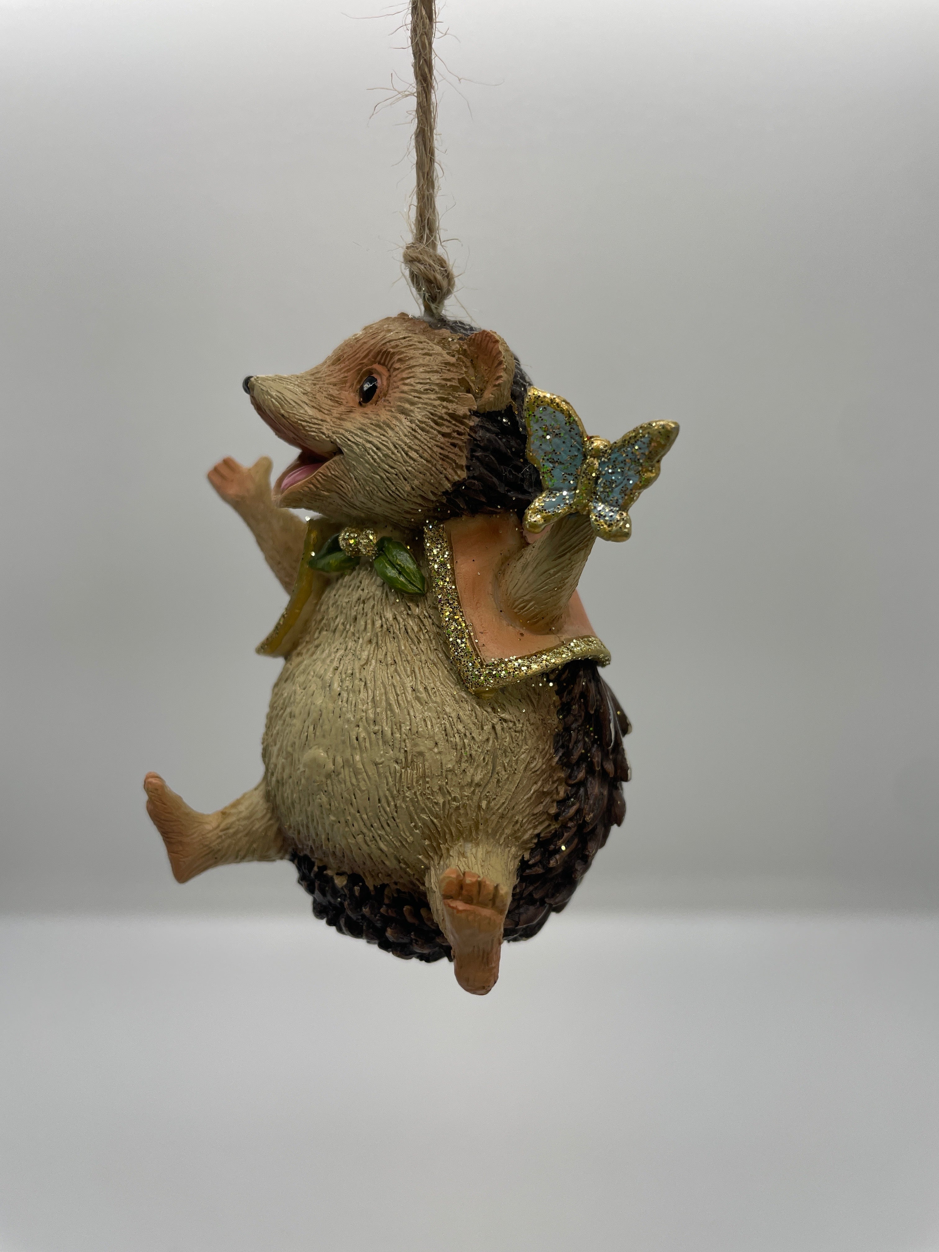 Hedgehog Ornaments, Set of 2