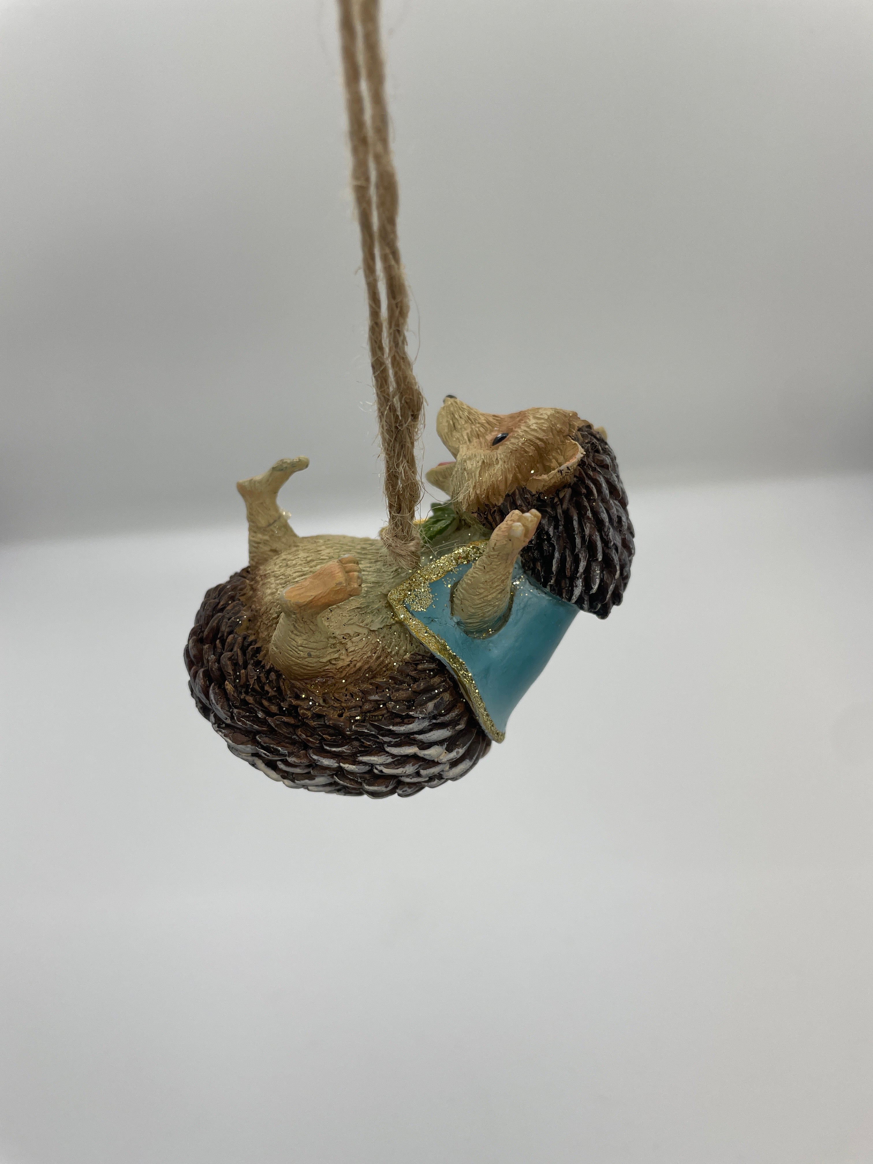 Hedgehog Ornaments, Set of 2