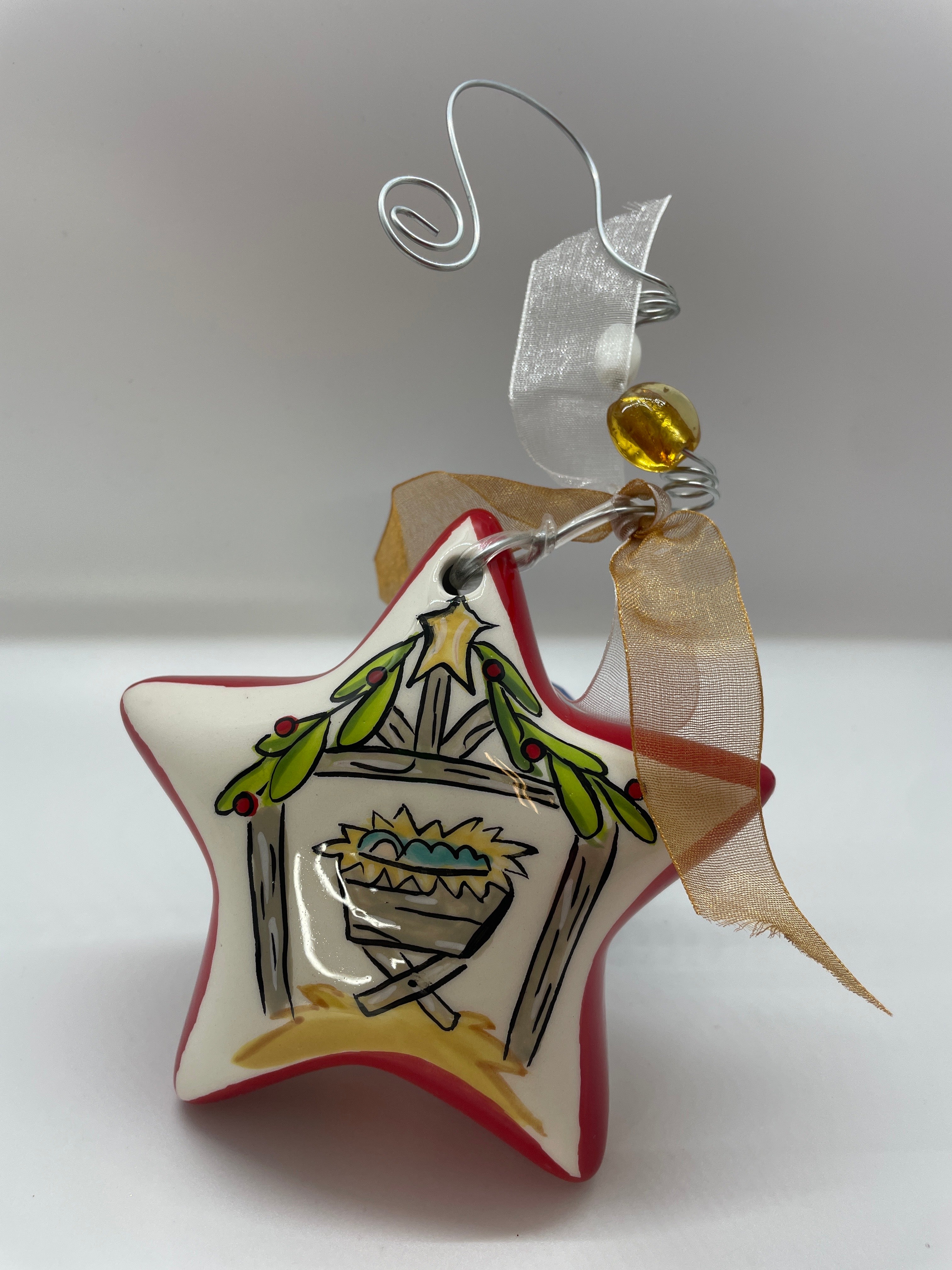Glory Haus Come All Ye Faithful Star Ornament
