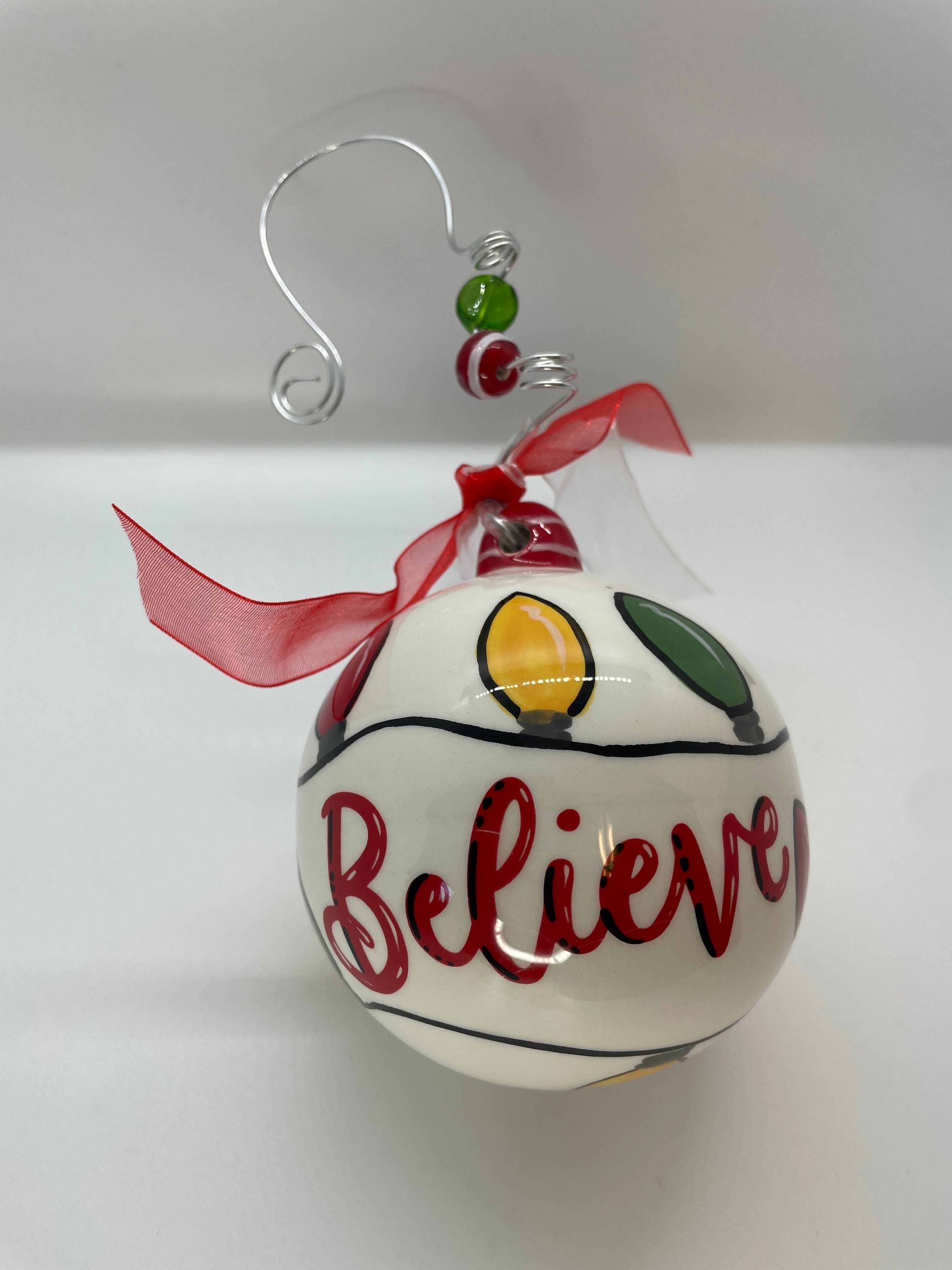 Glory Haus Believe Santa Ornament