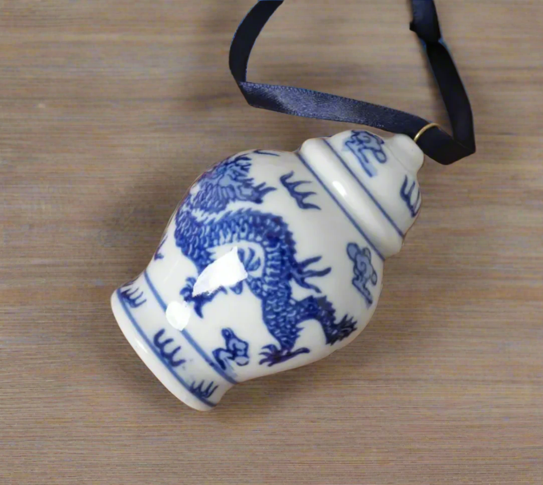 Blue and White Porcelain Ornaments