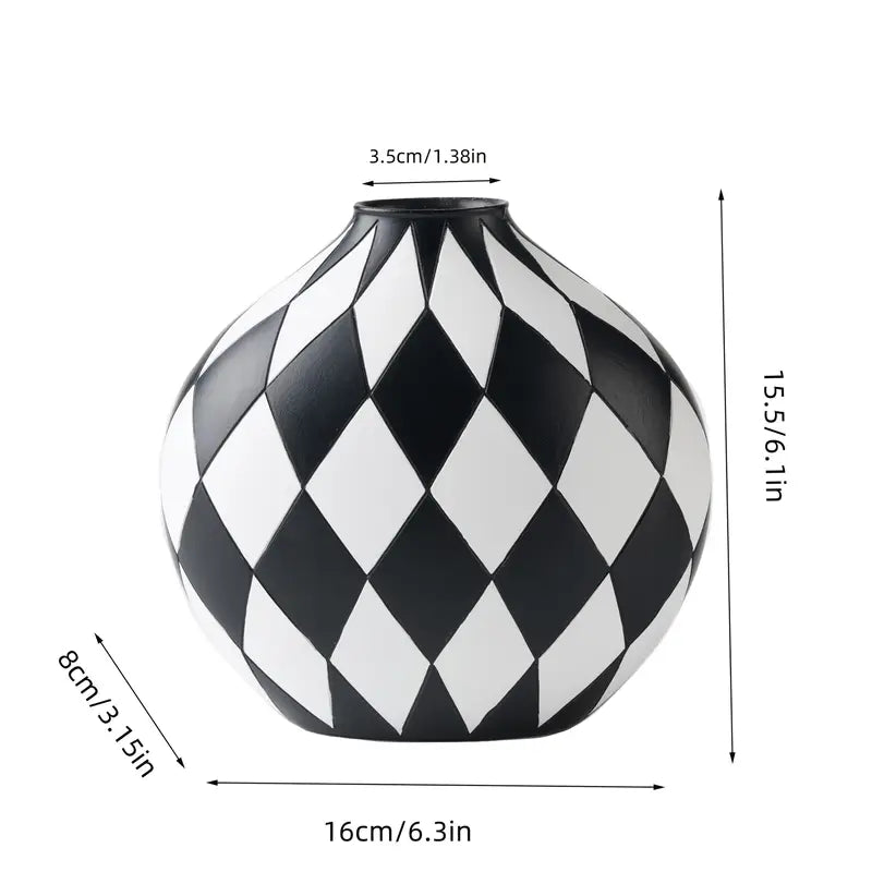Checkerboard Vases