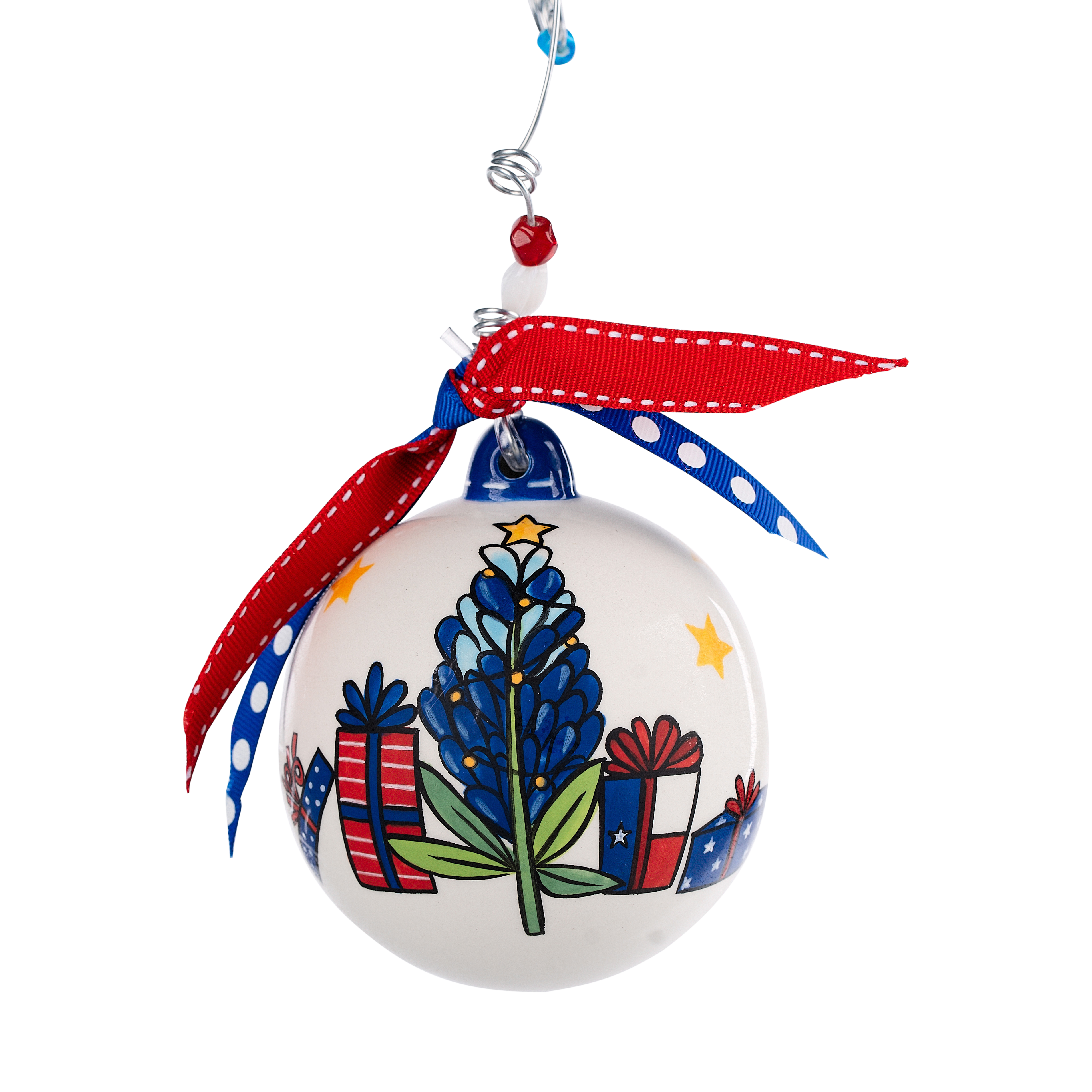 Merry Texmas Blue Bonnet Ornament- Christmas Décor