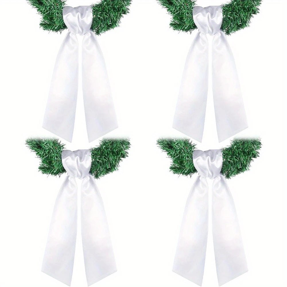 White Wreath Sash