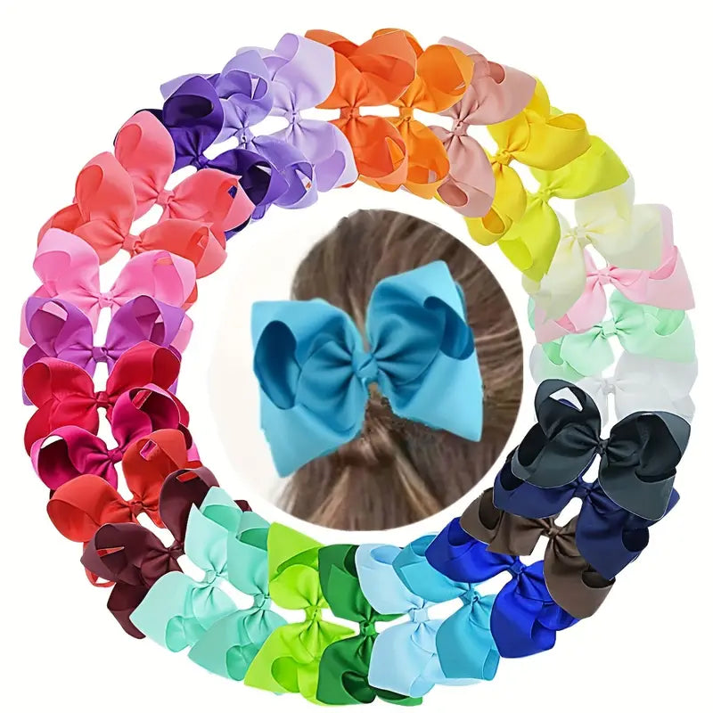 8" Handmade Grosgrain Hairbow