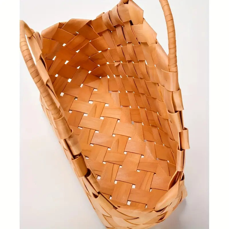 Handwoven Bamboo Basket