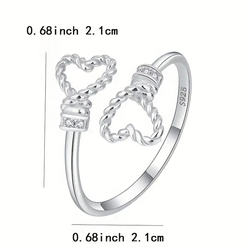 Sterling Silver Heart Ring