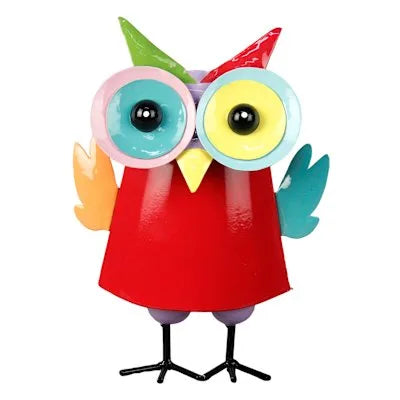 Metal Owl Garden Decor