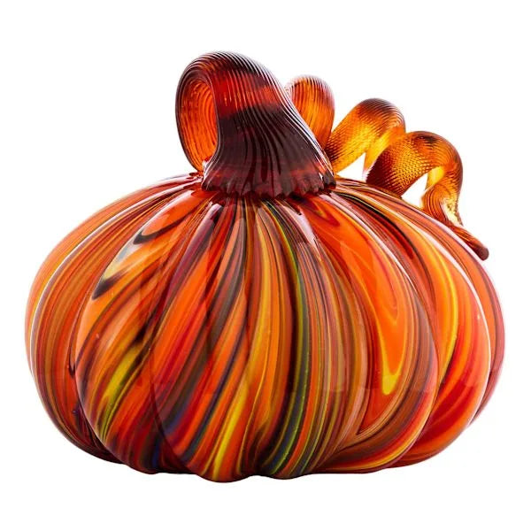 Multicolored Glass Pumpkin