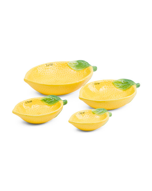 Lemon Measuring Bowls Set