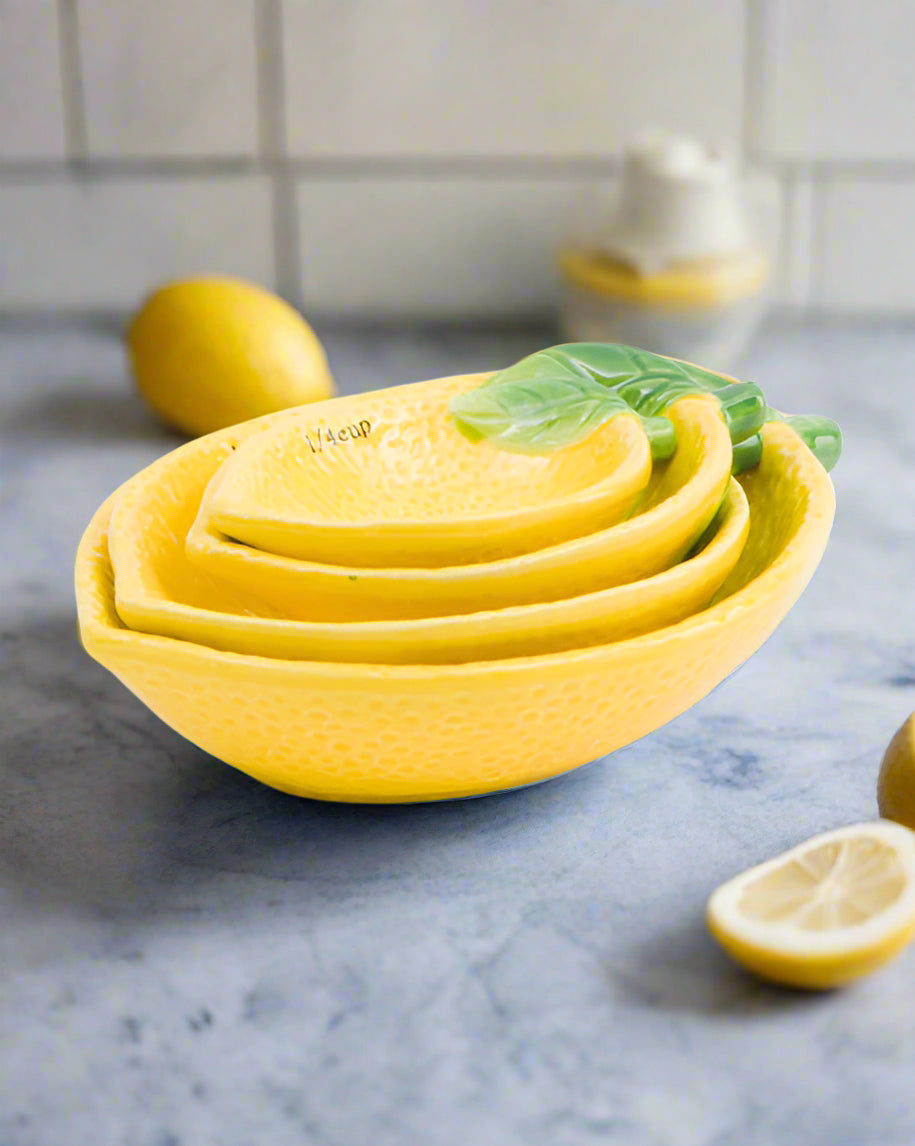 Lemon Measuring Bowls Set