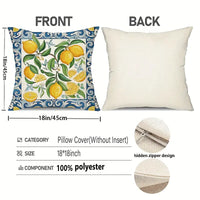 Lemon Crisp Pillow Covers