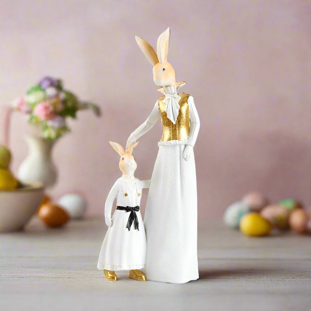 Mother and Daughter Bunnies