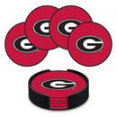 Georgia Bulldogs Molded PVC Coaster (4-Pack)