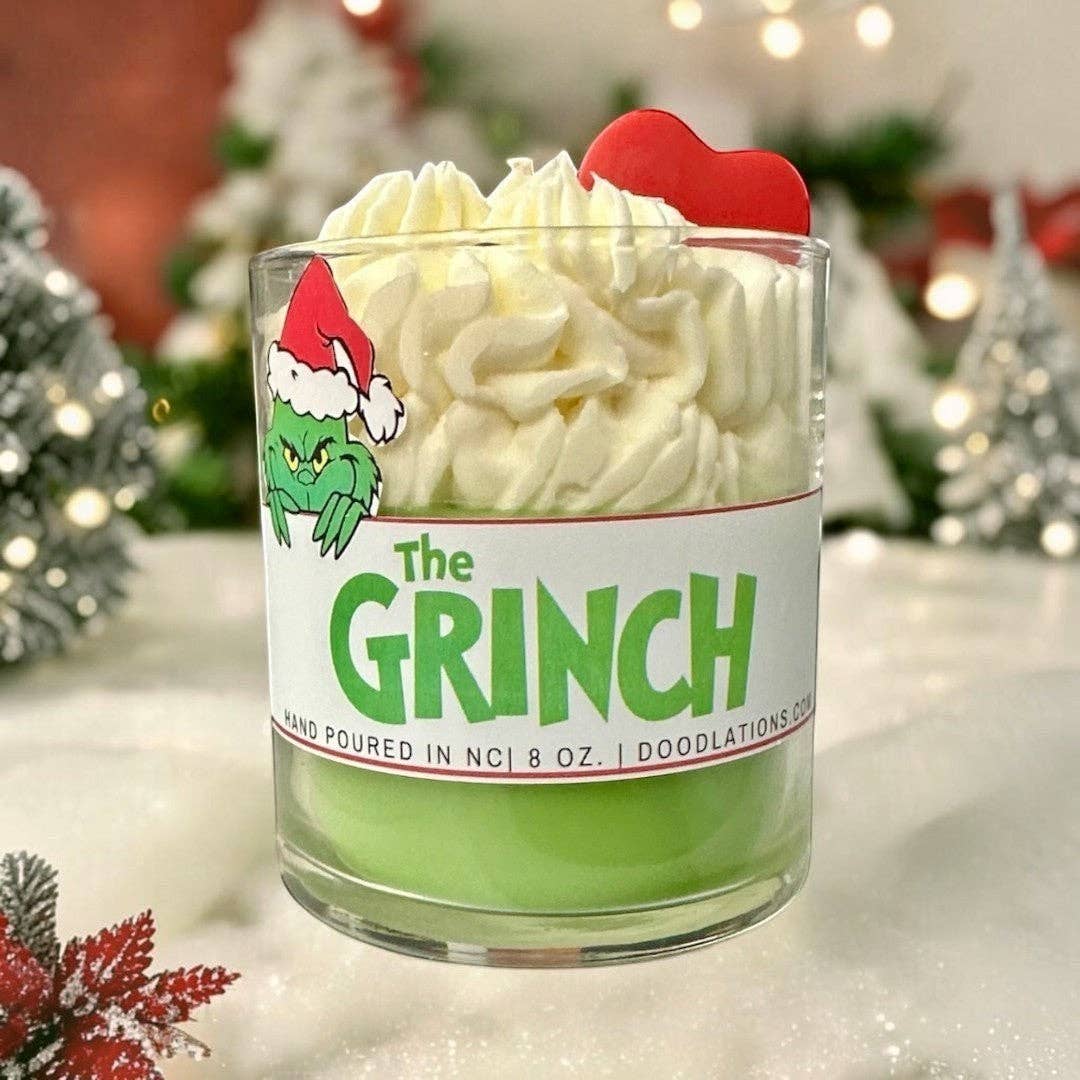 Doodlations Luxury Candle | The Grinch