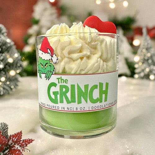 Doodlations Luxury Candle | The Grinch
