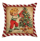 Vintage Design Christmas Throw Pillows