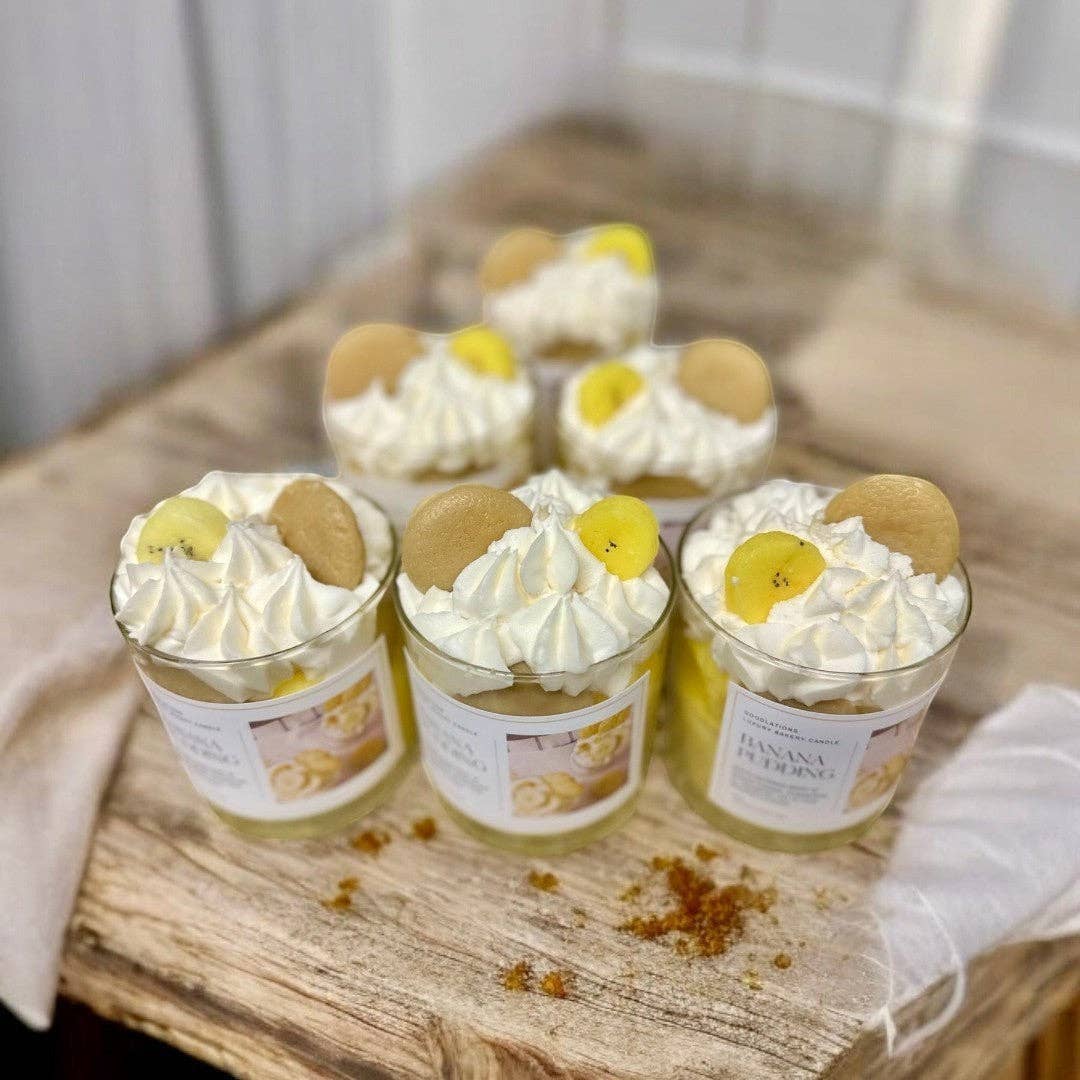 Doodlations Luxury Candle | Banana Pudding