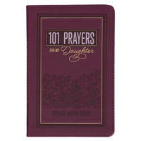 Gift Book 101 Prayers for My Daughter Faux Leather