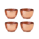 Copper-Finish Hammered Bowl Set
