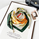 Magnetic Print Triangle Scarf for  Spring Style_CWASC02917