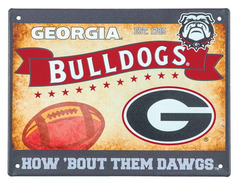 Georgia Retro Metal Sign