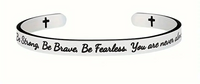 Stainless Steel Faith Cuff Bracelets