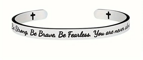 Stainless Steel Faith Cuff Bracelets