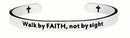 Stainless Steel Faith Cuff Bracelets