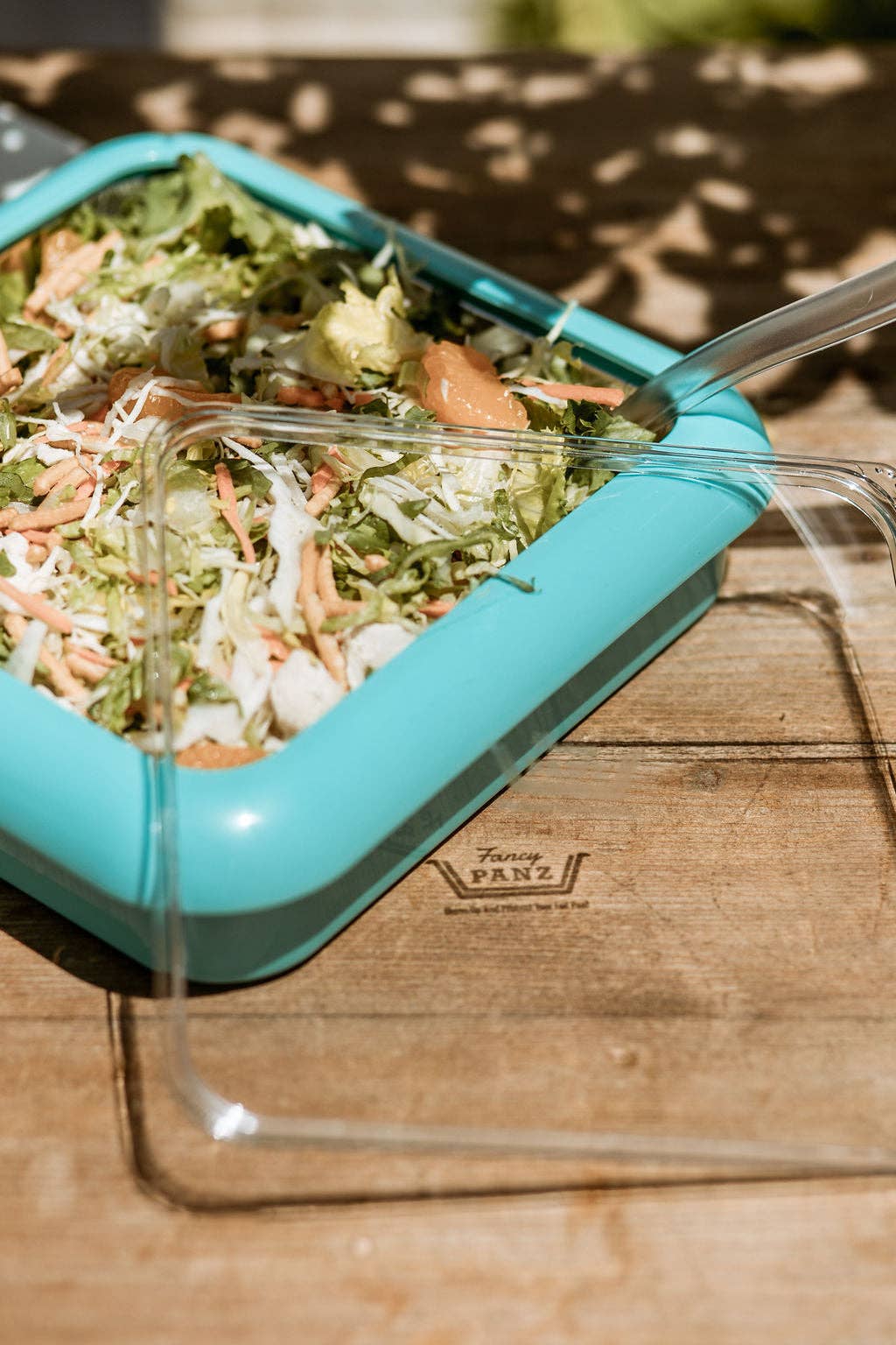 Square Set - 8x8 Pan Frame w/ Lid & Serving Spoon - Aqua