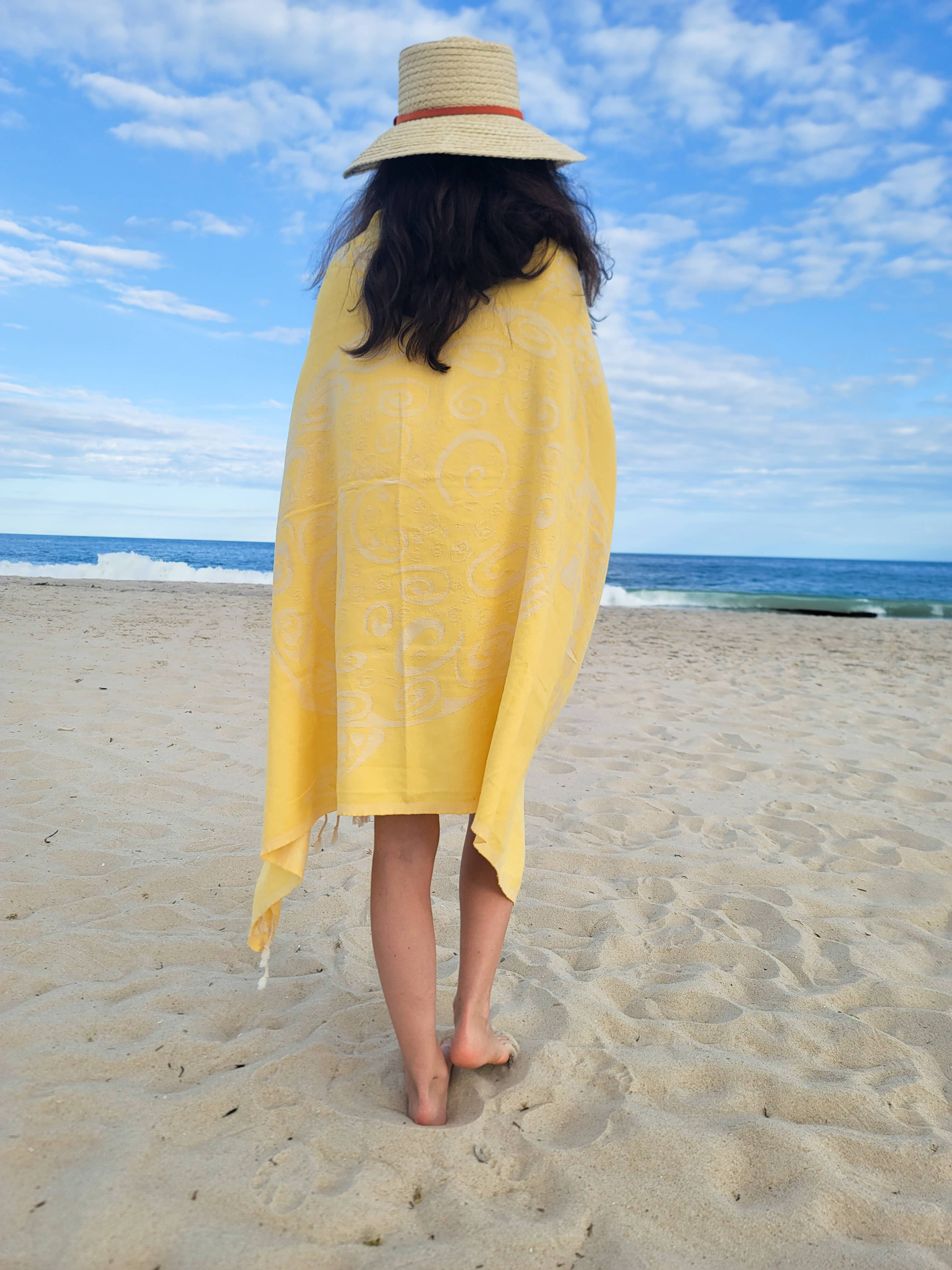 Caretta Beach Towel | Oversized Turkish Towel | Sand Free