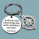 "In All Your Ways" Keychain