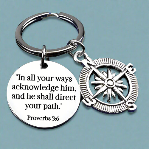 "In All Your Ways" Keychain