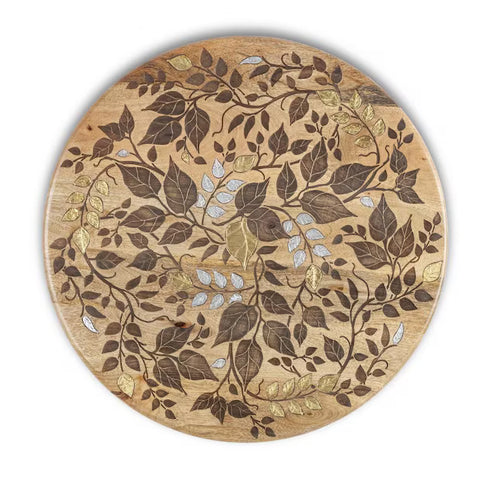 Laser Leaf Lazy Susan