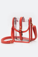Clear Cross Body Stadium Concert Transparent Handbag
