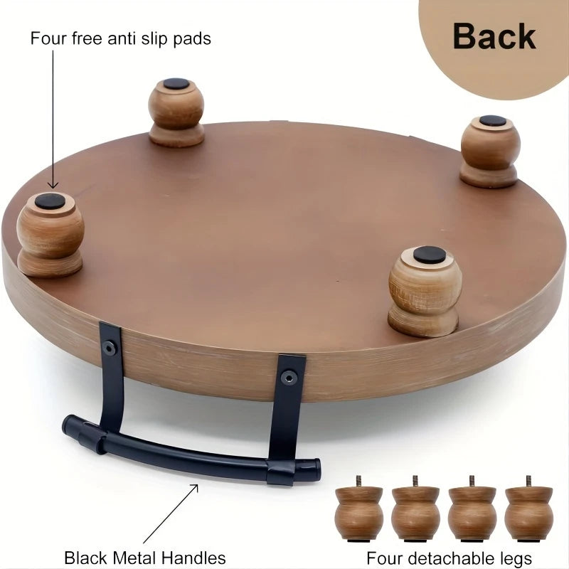 Round Elevated Tray