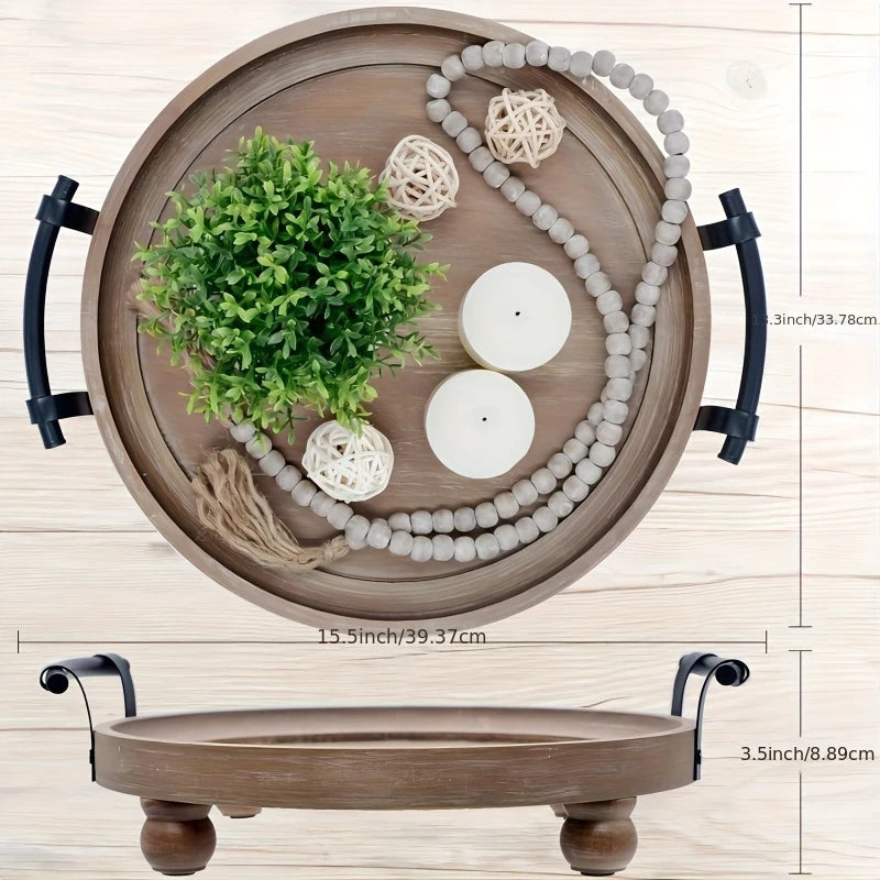 Round Elevated Tray