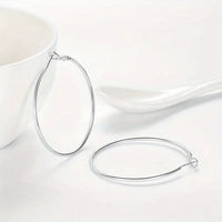 S925 Hoop Earrings